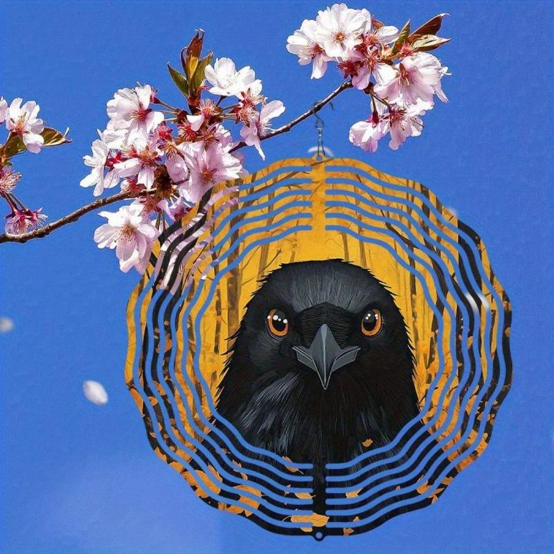 10-calowy wiszący wiatraczek z hakiem obracającym się o 360 stopni do dekoracji balkonu i ogrodu, dekoracja zewnętrzna na wiosnę i lato