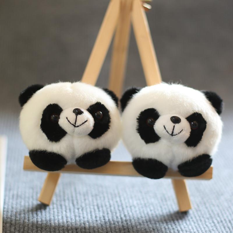 Drăguț drăguț mic panda pandantiv jucărie de pluș păpușă comoara națională panda uriaș sac agățat decorare breloc păpușă
