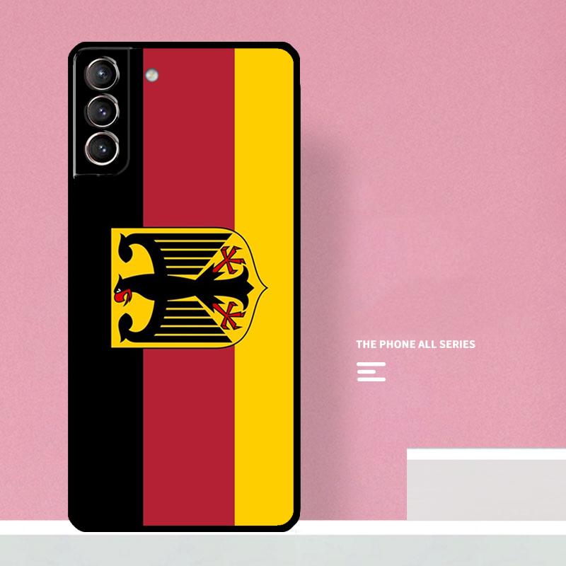 Germany Flag Emblem Phone Case For Samsung Galaxy S25 Ultra S20 S21 S22 S23 S24 Plus S9 S10 S24 FE Cover Coque
