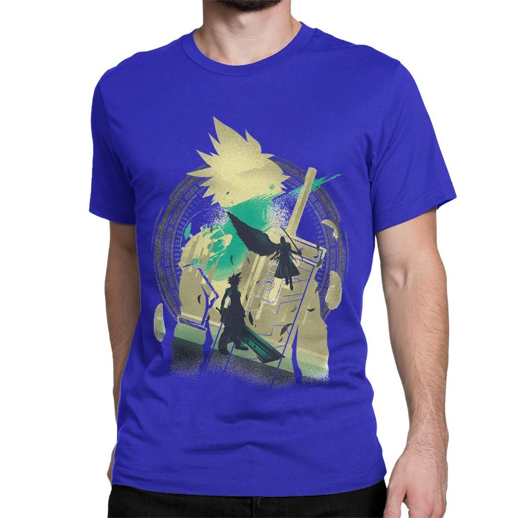 Fantasy Final Soldier Trička Pánská Dámská Hra Vintage Bavlněné Tričko Kulatý Výstřih Krátký Rukáv Trička Nápad na Dárek Oblečení