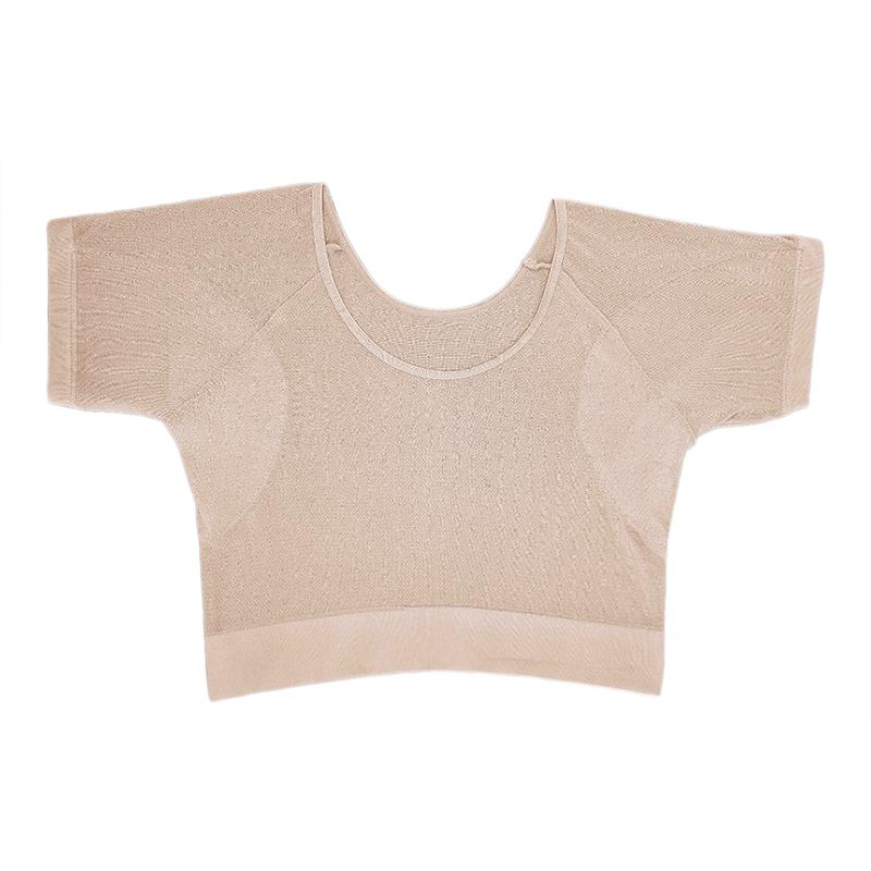 Breathable Sweat Absorbing Clothes Ultra-Thin Mesh Quick-Drying Chest Wrap Vest Sweat Proof Underarm Sweat Pads T-Shirt Women