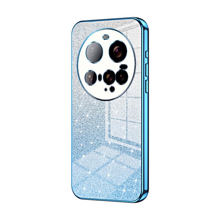 Gradient Glitter Powder Electroplated Phone Case