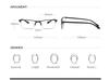 Unisex Business Pochromic Multifocal Reading Glasses Ultralight ProgressiveEyeglasses Multifocal Degree Glasses Near and Away