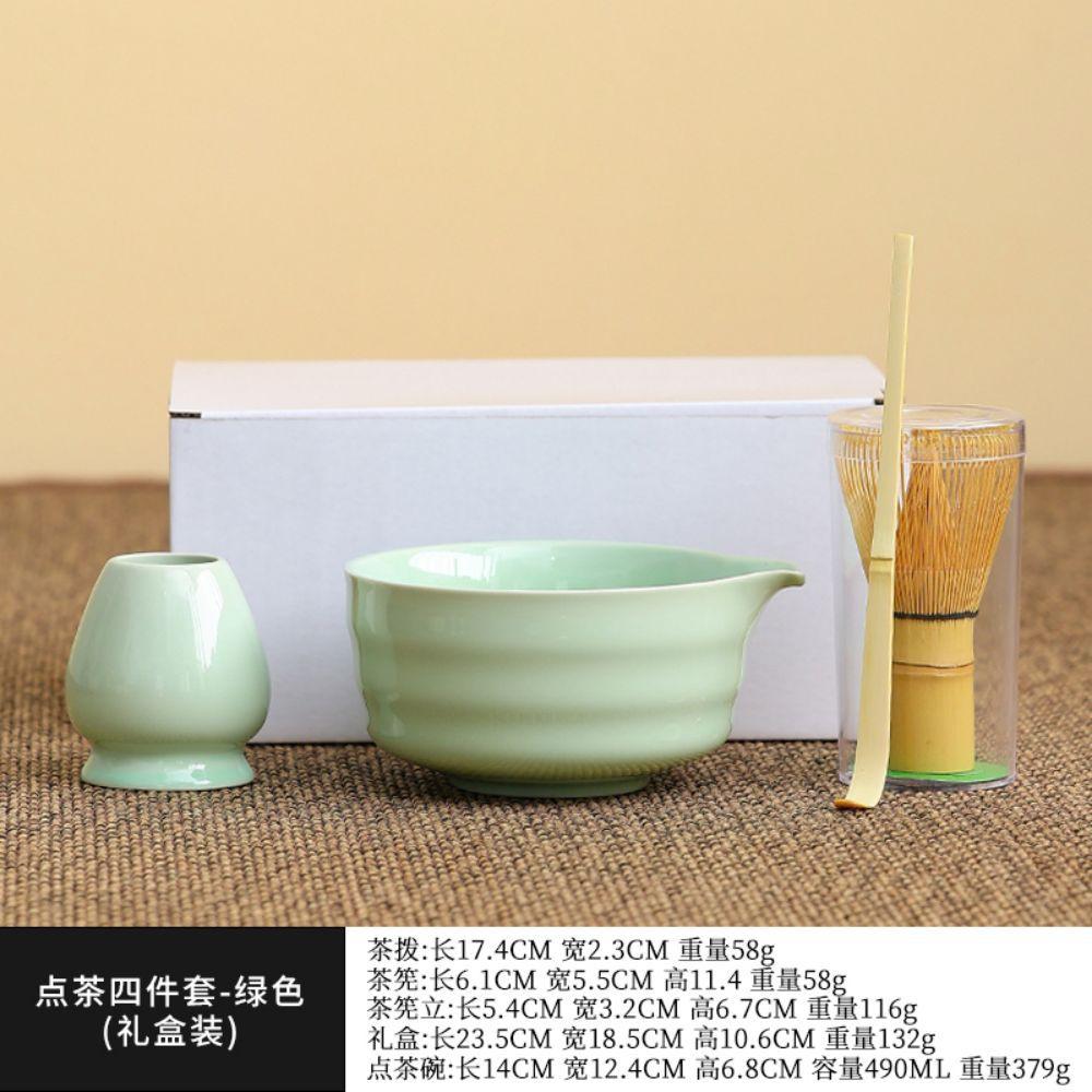Japanese Matcha Sets Ceramic Matcha Gift Box Bowl Bamboo Whisk Grinder Brushes Tea Tools for Tea Lovers Teaware Accessories New