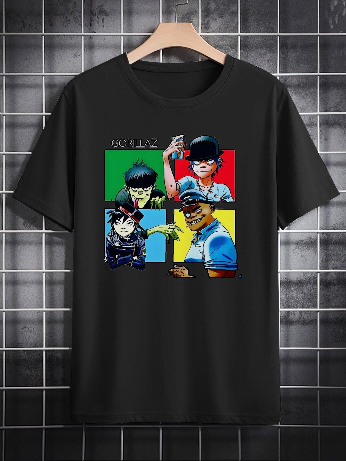 1pc Casual Crew Neck T-shirt XXXXL