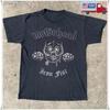 T-shirt Unisex Nera con Logo Iron Fist dei Motorhead Taglia S-5XL
