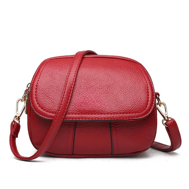 Cross Body Bag pro dámskou módu Kabelka z měkké kůže pro ženy Nový styl Velkokapacitní Lehké kabelky na jedno rameno