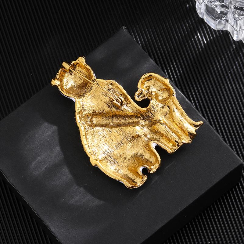 Fashion Polar Bear Animal Cute Little Bear Fashion High-end Women's Accessories Brooch