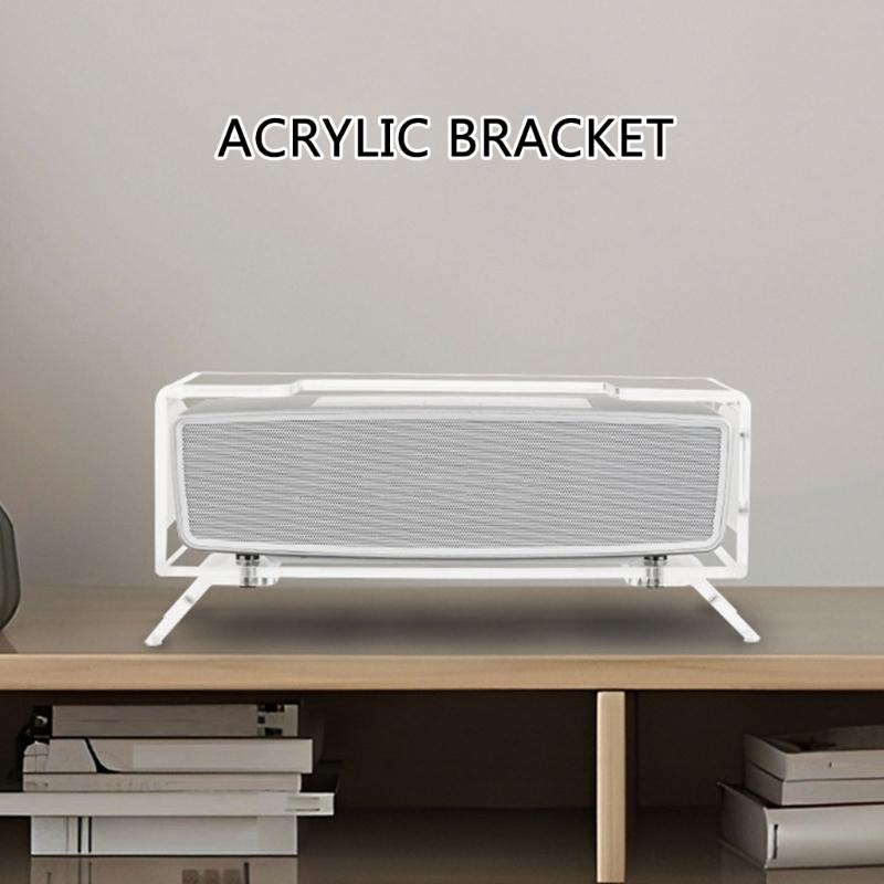 Desktop Acrylic Desk Holder for Portable Speakers with AntiSlip Silicone Feet Speakers Holder Improved Experience