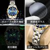 OPK Women's Watch Quartz Wristwatch Popular Simple Elegant Lightweight Easy to Read Waterproof Luminous blue