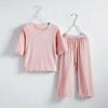 Girls Ice Silk Set Thin Children Homewear Clothes Summer Kids Short Sleeve Children Sets Girl Pajamas Outfit