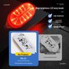 E-5051J LED Strobe Warning Light with Buzzer, 12V/24V/220V