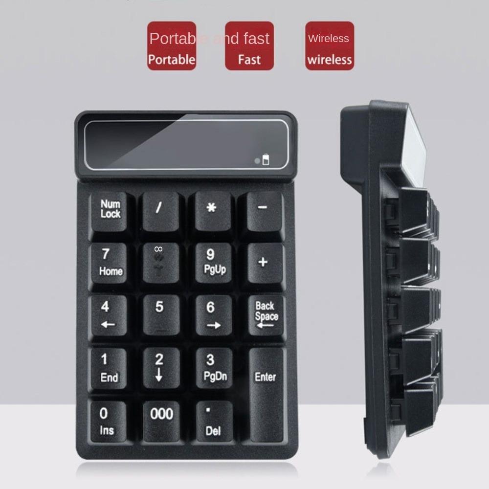 Mechanical Feel 2.4G Wireless Numeric Keyboard Wired Keyboard Mini USB Numeric Keypad  Notebook