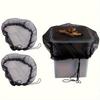 2/4pcs  Heavy-Duty Polyester Mesh rain barrel covers with Drawstring Closure  for Outdoor, Compatible with Standard Rain Barrels