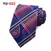 3.15" Fashion Striped PaisleyTies Mens Plaid Flower Necktie for Wedding