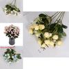 Realistic Silk Rose Floral Decor For Wedding Parties And Home Interior Styling