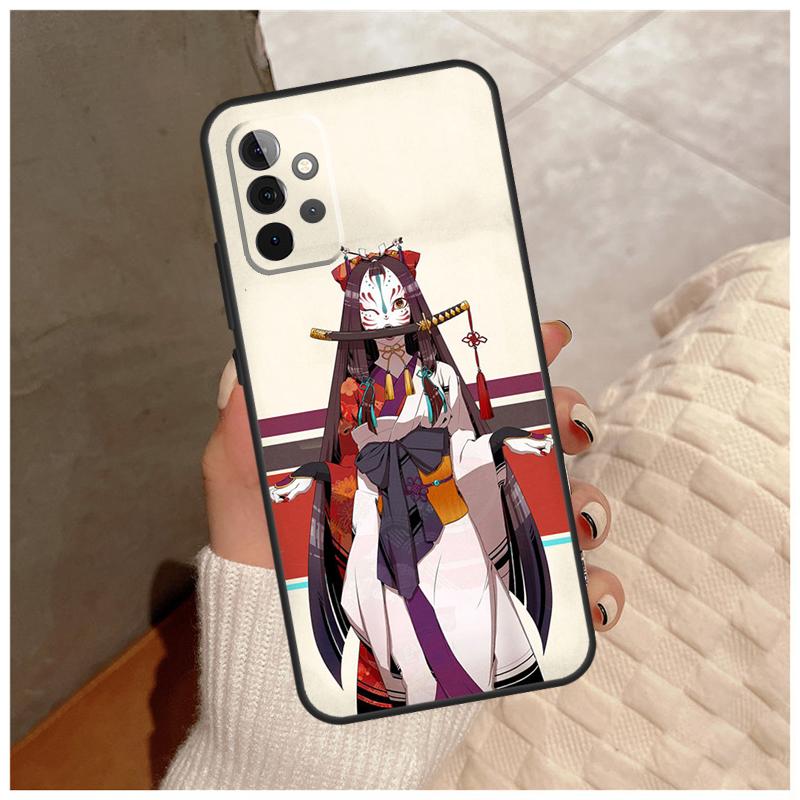 Japanese Style Anime Fox For Samsung Galaxy A13 A33 A53 A34 A54 A14 A15 A16 A26 A36 A56 A12 A32 A52 A06 A35 A55 Case