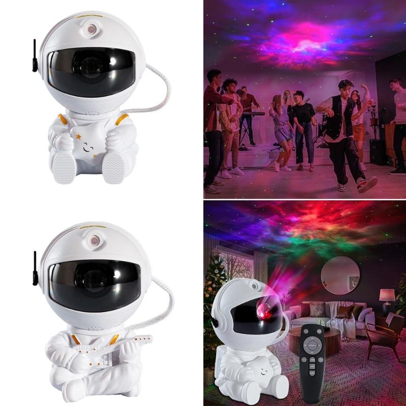 Wireless Remote Control Astronaut Projector Unique Home Decorative Nebula Ceiling Light Creative Night Lamp for Bedroom