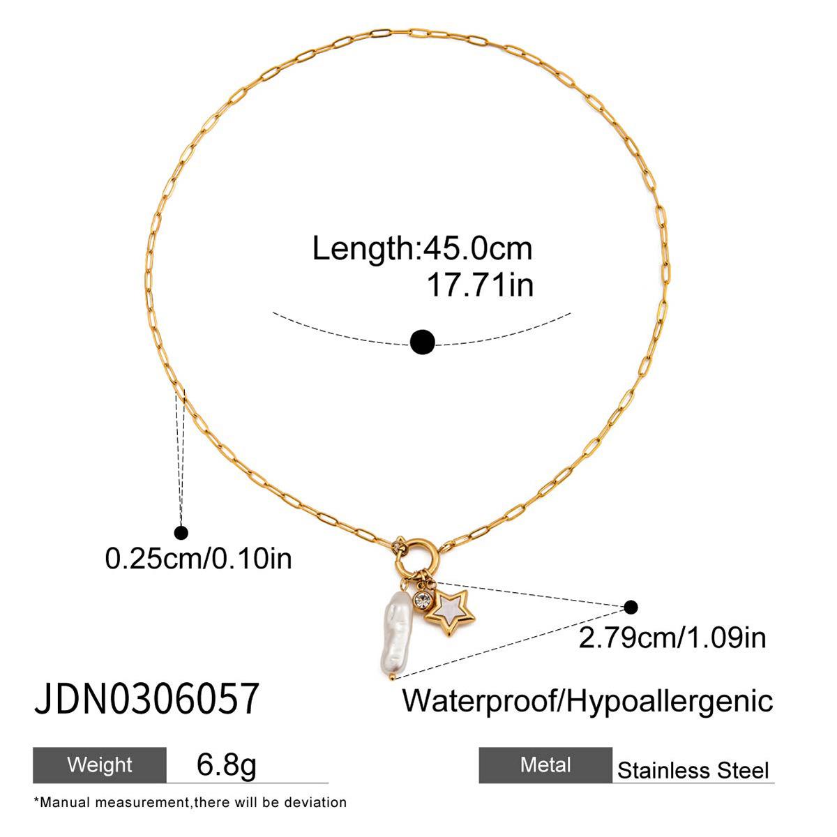 Women s Simple Fashion Pendant Necklace with Stainless Steel Heart 18K Gold Electroplated Chic and Stylish Accessory Necklace -4 золотой