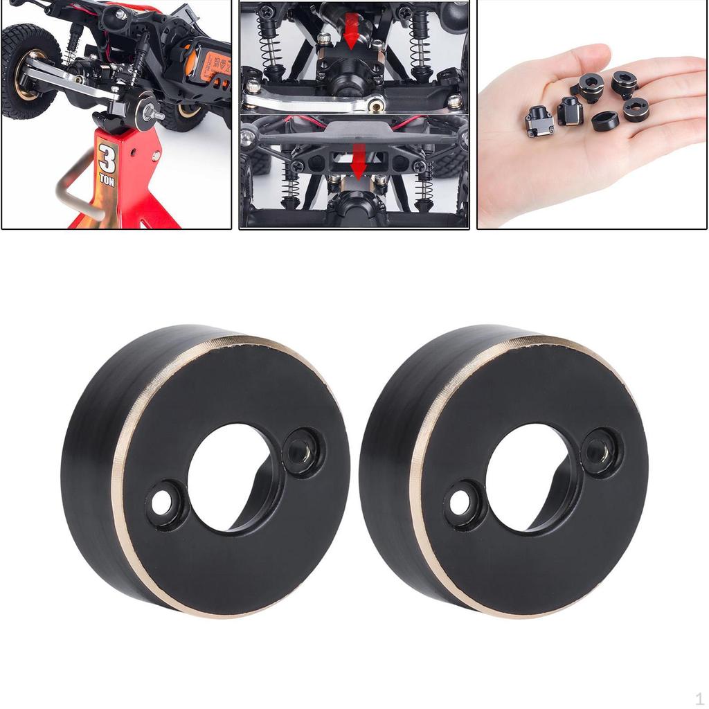1/30 Scale RC Crawler Accessories 1:30 Car Upgrades Supplies Easy To Install Brass