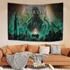 Cthulhu Mythos HP Lovecraft Horror Printed Large Wall Tapestry Hanging Tarot Hippie Wall Rugs Dorm Home Decor