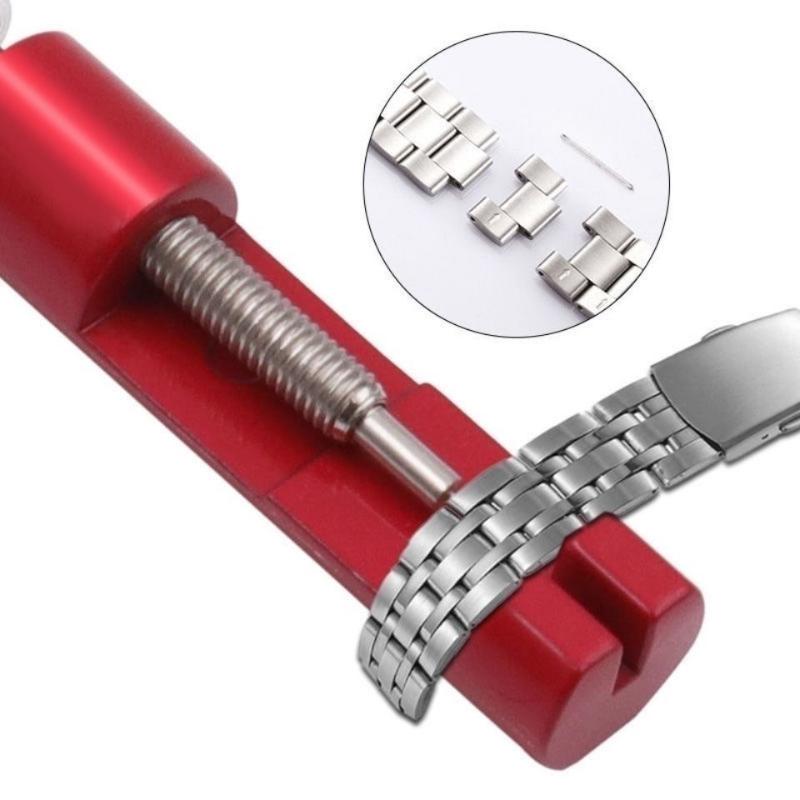 Aluminum Alloy Watch Band Link Remover Tool Versatile Adjustable Size for Steel Strap Pin Removal Home Watch Repairer