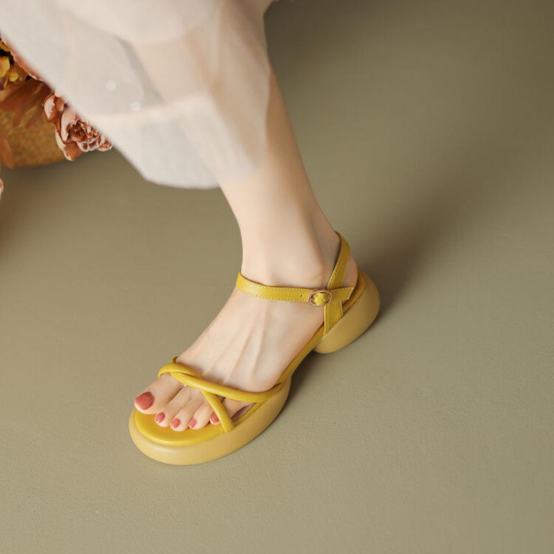 

Summer women s sandals new sandals women s microfiber comfortable rubber platform sandals sweet college word with sandals 39 жёлтый