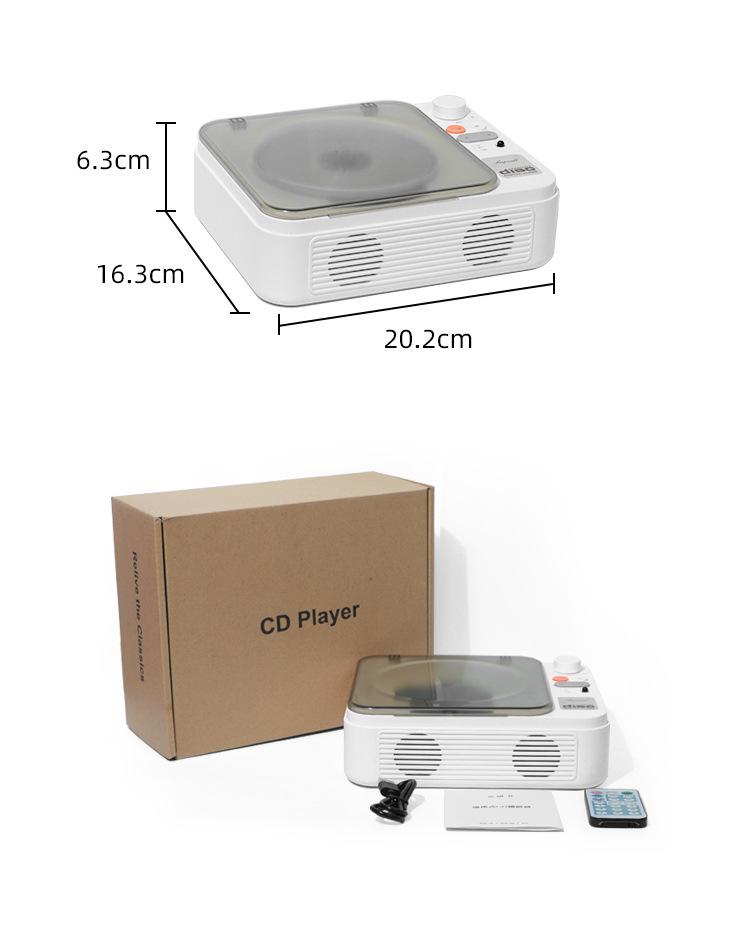 Retro Multifunctional CD Player with Two-way Bluetooth and High Fidelity Sound
