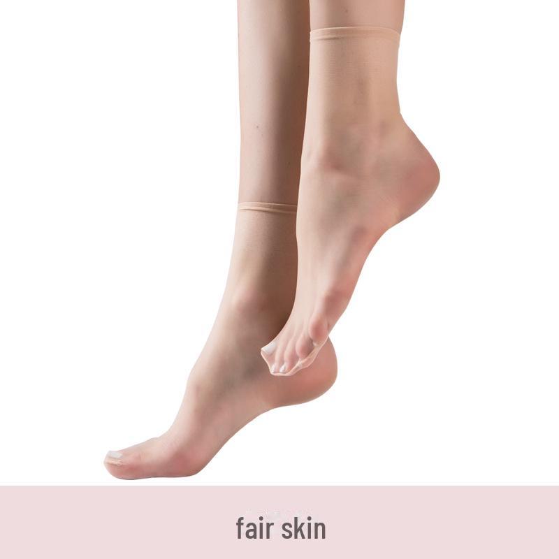 Landa Seamless Transparent Ultra-Thin Summer Women's Crystal Socks