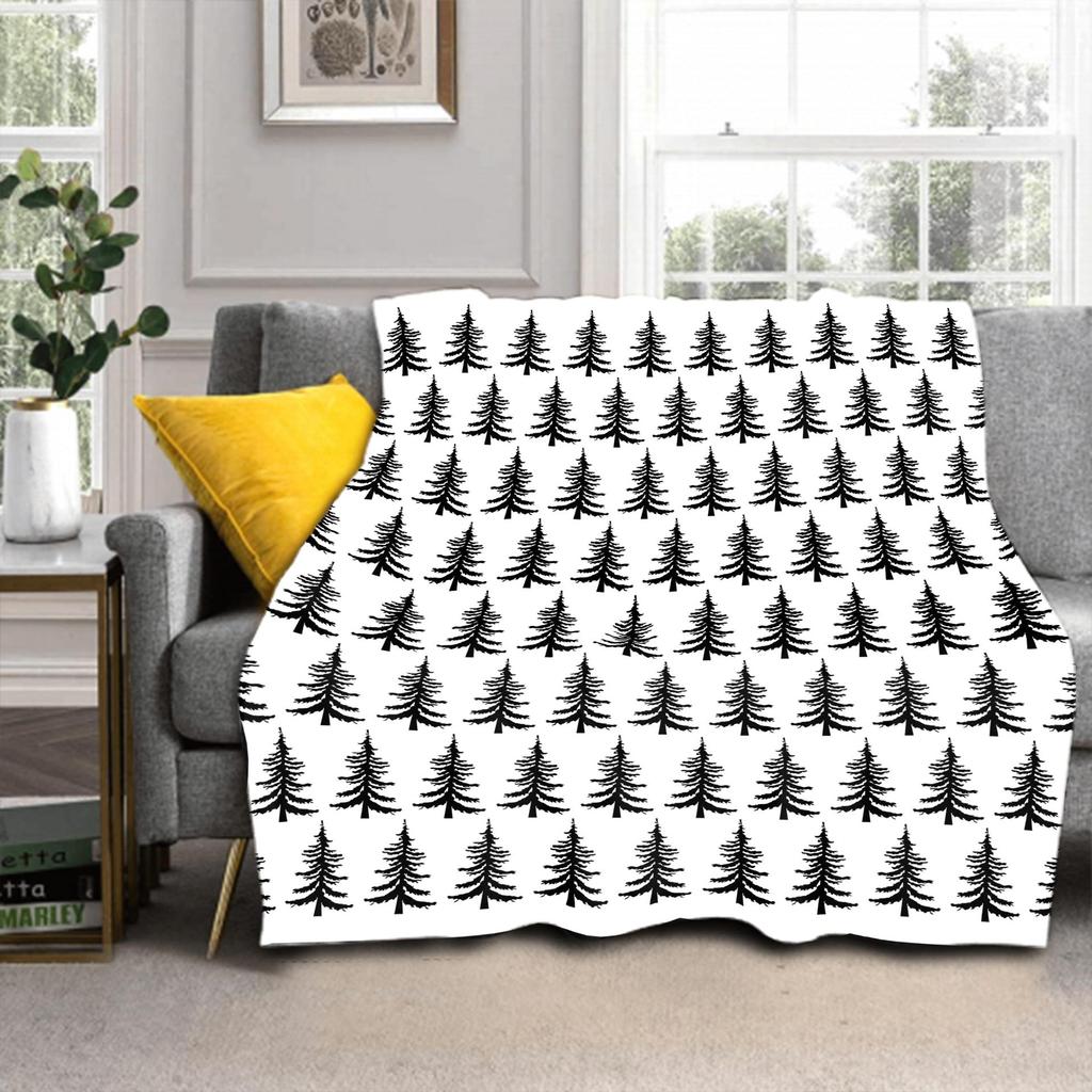 Love Heart Flowering Pumpkin Printed Blanket for Sofa Bed Travel Camping Living Room Office Conditioning Blanket