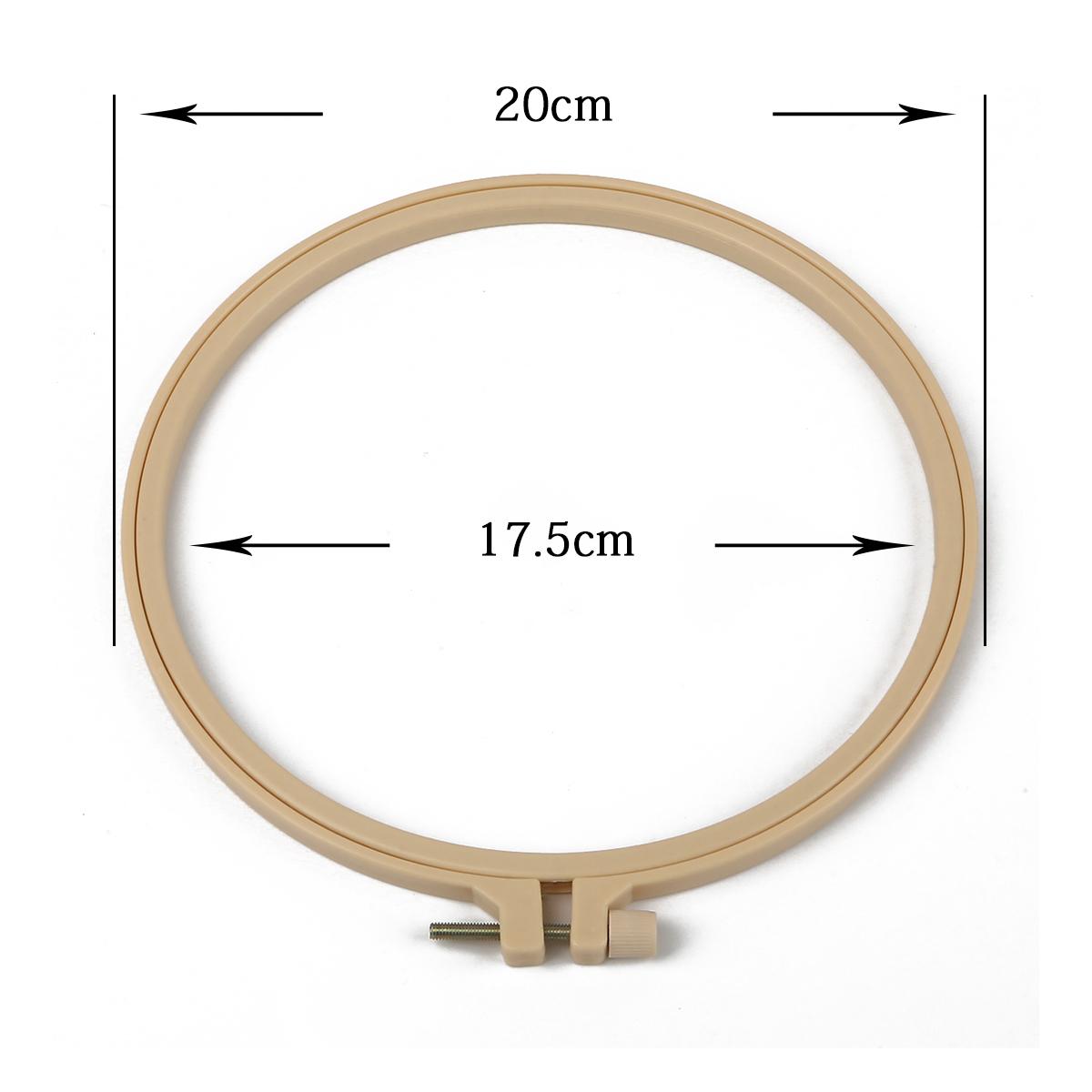 

1 шт. пластиковый вышитый венок инструмент для вышивки крестиком круглая рамка для вышивания швейные пяльцы кольцо украшение дома ремесло 16.5cm