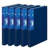 Plus Super Economy Clear File + A4 40 Pockets Navy (Set of 5)