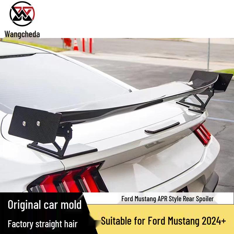 APR Style Carbon Fiber Rear Spoiler for 2024 Ford Mustang Modifications