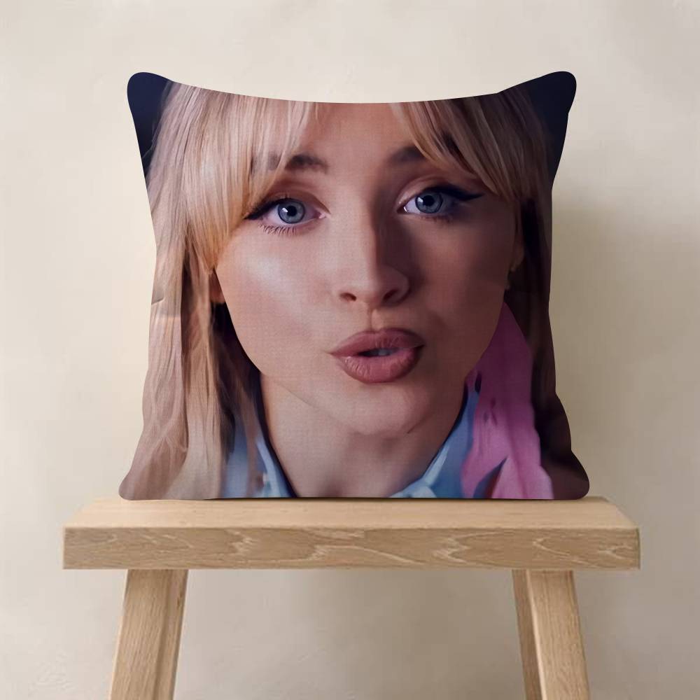 Fashion Singer SSabrina CCarpenter Pillow Cover Sofa Cushion Cover Home Room Decoration Children Gift