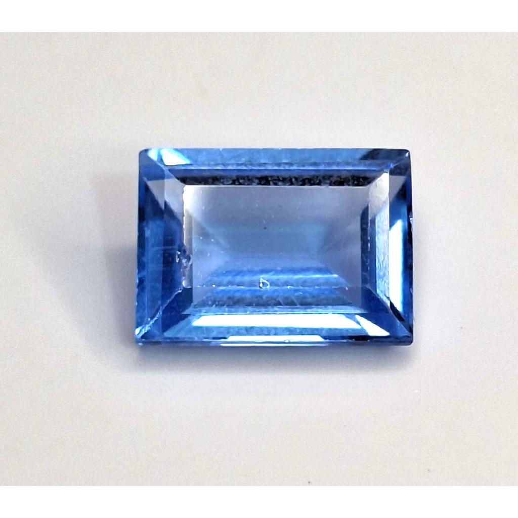 Natural Blue Aquamarine Baguette Cut 5-7 Ct Beautiful Certified Loose Gemstone