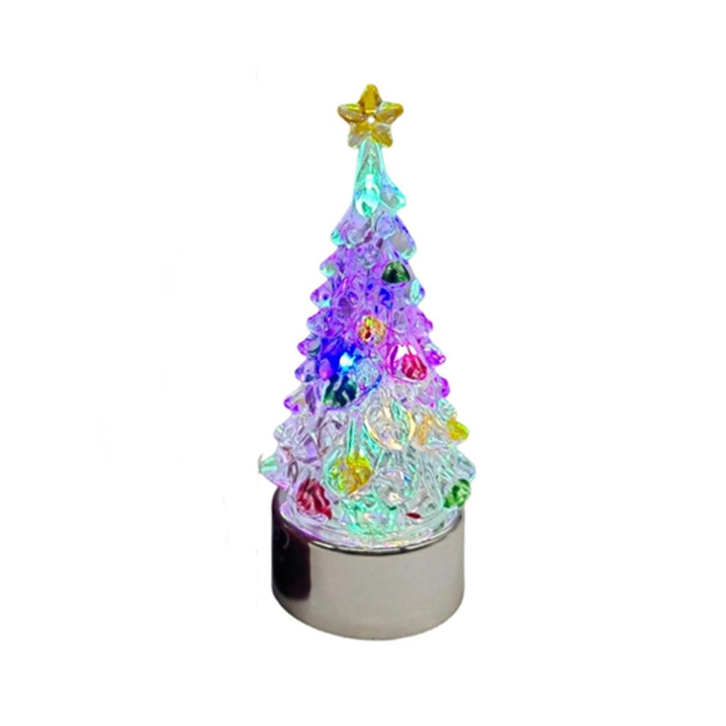 Christmas New Luminous Christmas Tree Ornament Atmosphere Decoration Small Night Light Christmas Decoration Ornament