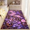 Purple Floral Vine Pattern Carpet with Elegant Artistic Design Suitable for Use As an Anti-slip for Living Room Bedroom Sofas