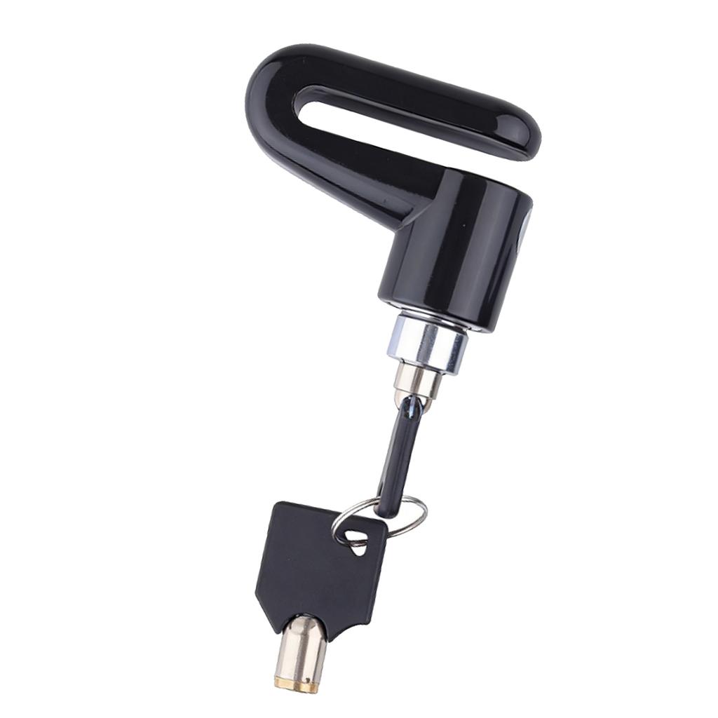 Bike Disc Brake Lock with Key Portable Anti Pry Anti Theft Wheel Disc Brake Lock for Mountain Bike Black Disc Brake Lock
