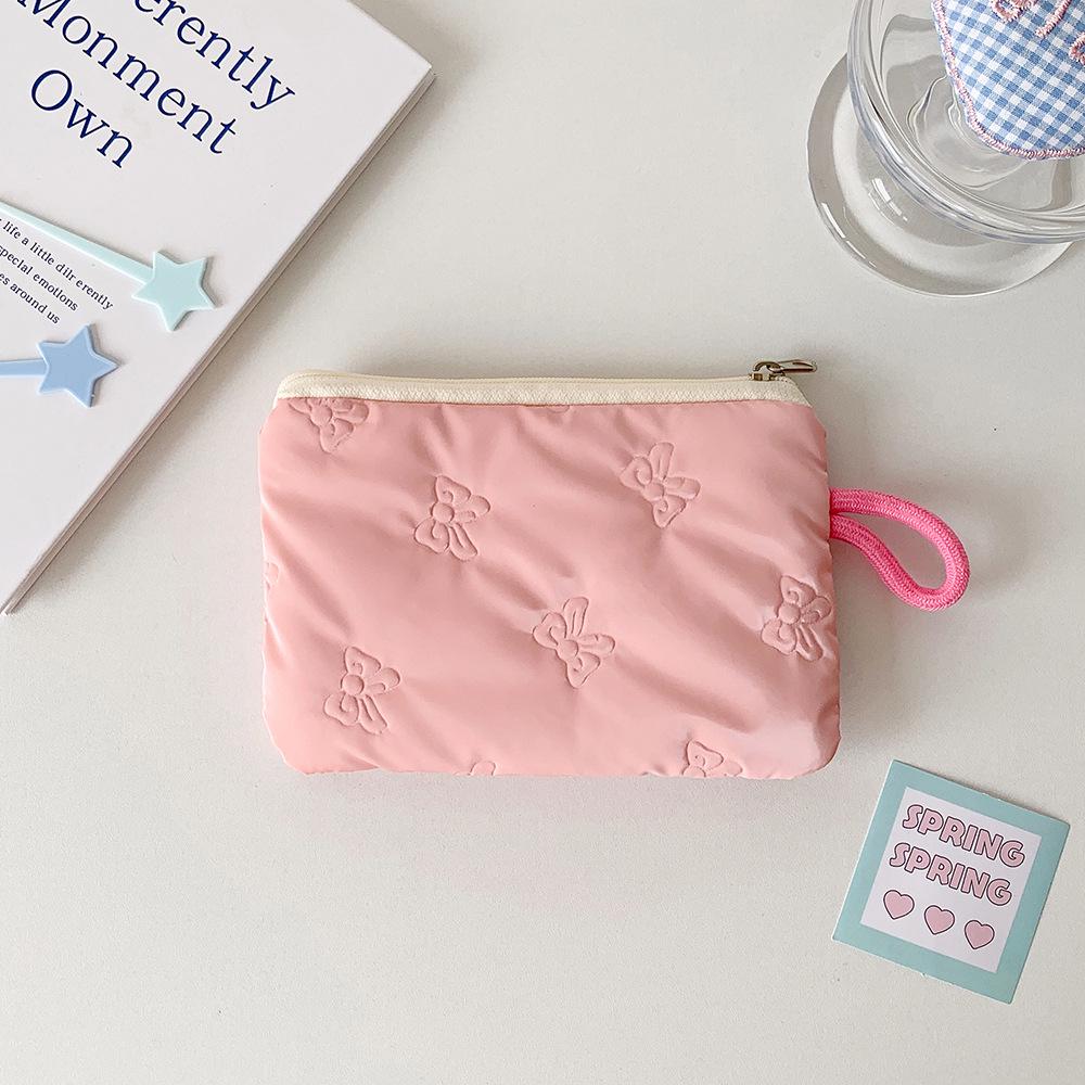 Silver Shiny Makeup & Accessory Bag: Compact and Cute for Earphones, Cables, Coins