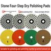 Dry Polishing Pads for Marble & Cement: Four-Step Mirror Finish