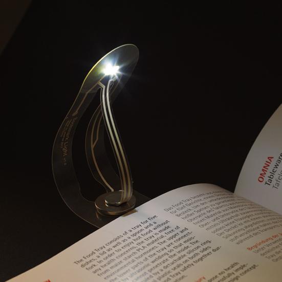 Creative LED Luminous Light Night Bookmark Super Bendable Thin Reading Lamp Gift