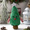 Tree Shape Christmas Ornament With Fabric Construction For Holiday Party Decor