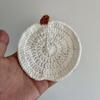 Handmade Knit Cup Mats Crochet Coffee Mugs Mats Cute Pumpkin Coasters  Fall Table Decor