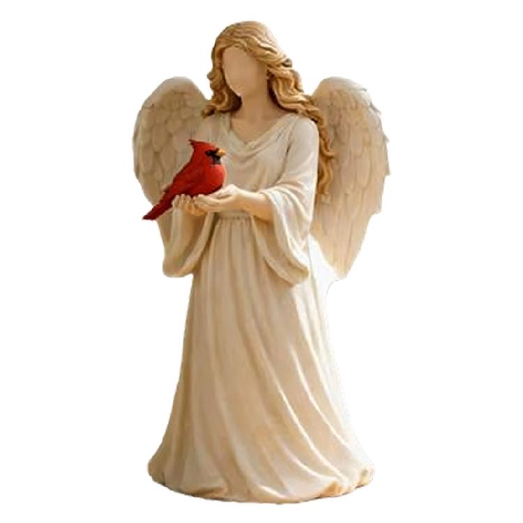 

Sympathy Gift for Loss of Loved One Redbird Angel Figurines Bereavement Memorial Gift for Lover Ornament Home Decors 1