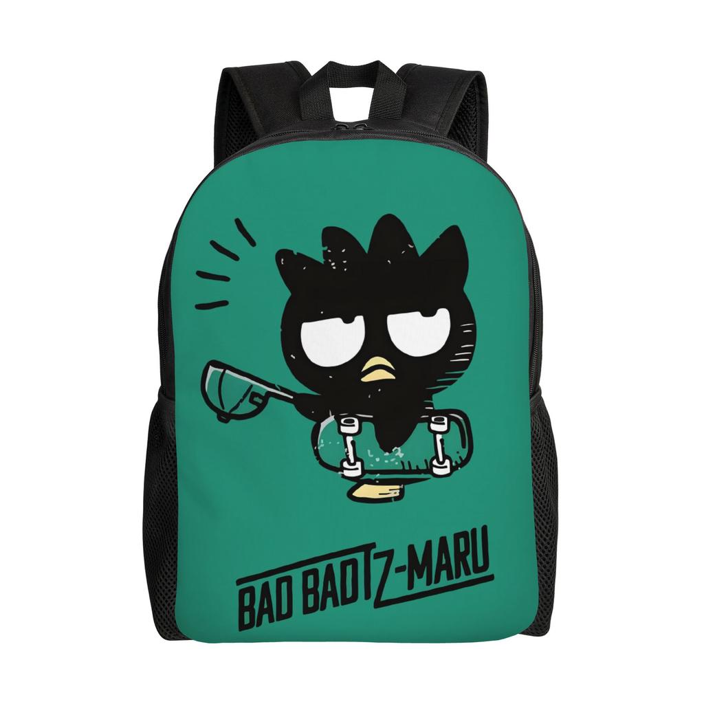 B-BADBADTZ Backpacks for Women Men Water Resistant College School Penguin Anime Bag Printing Bookbags
