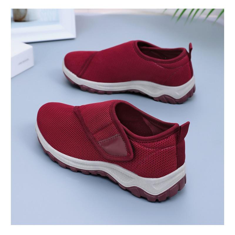 Pantofi casual respirabili din plasă pentru bărbați, pantofi simpli cu velcro