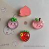 Strawberry Resin Fruit Ornaments: DIY Phone Case, Hair Clip, and Decorative Stickers