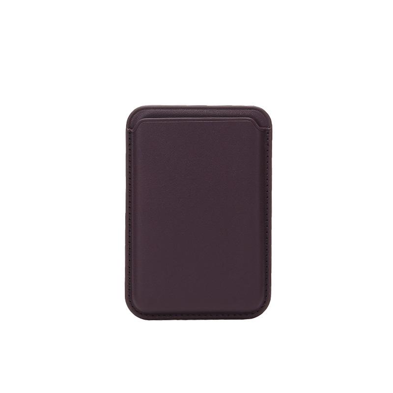 iPhone Magnetic PU Leather Card Holder for iPhone 13, 14 Pro Max, 6, 5, 17, MagSafe Compatible Sleeve