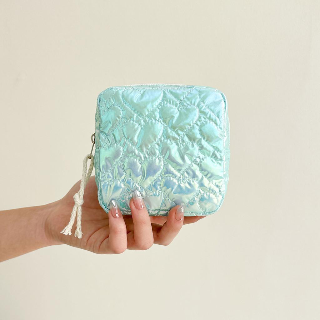 Travel Cosmetic Storage Bag With Butterfly Knot Pattern For Women And Teens