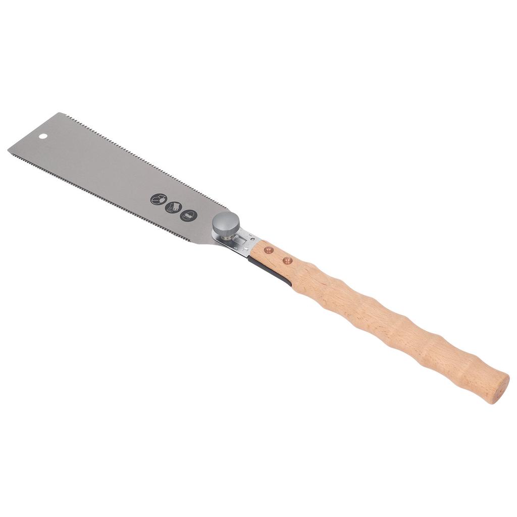 Double Edge Sided Hand Saw Fine Tooth Triple Fast Flush Cut Pull Saw for Woodworking